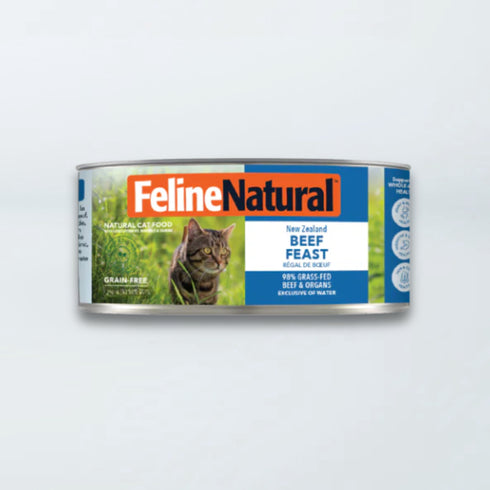 Feline Natural Wet Cat Food - Beef Feast - 3oz Can