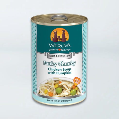 Weruva Classic Dog Wet Dog Food - Funky Chunky Chicken Soup with Pumpkin - 14oz Can