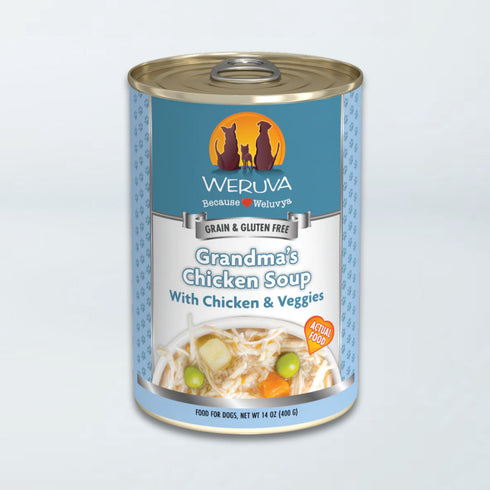 Weruva Classic Dog Wet Dog Food - Grandma's Chicken Soup Chicken & Veggies - 14oz Can