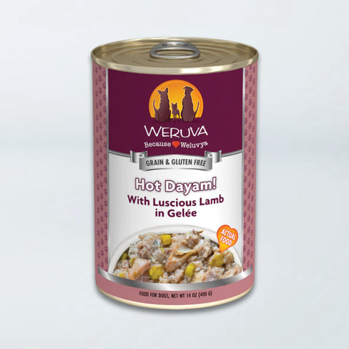 Weruvw Classic Dog Wet Dog Food - Hot Dayam Lucious Lamb - 14oz Can