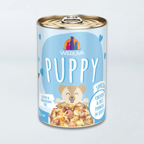 Weruva Puppy Wet Dog Food - Chicken & Rice in Gravy - 14oz Can