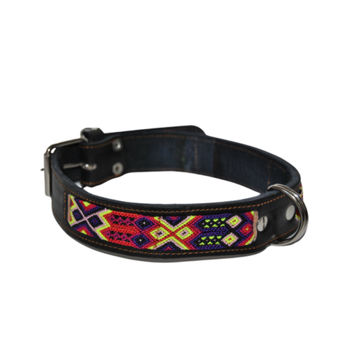 Tulum Handmade Cabo Collection Dog Collars - Assorted Colors - M