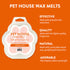 Pet House Caramel Latte Wax Melt Odor Control
