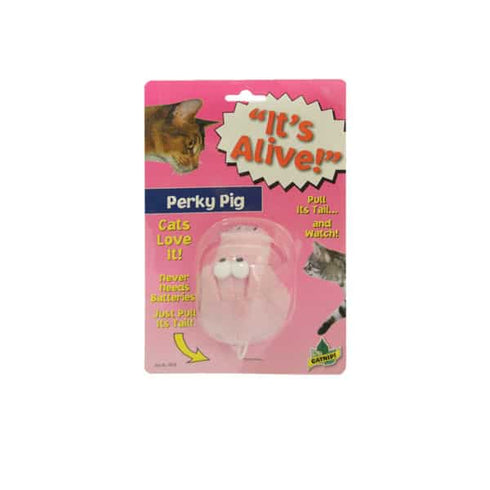 Amazing Pet It's Alive Perky Pig Cat Toy