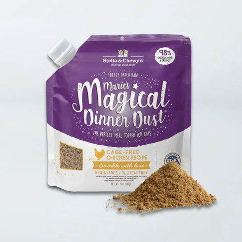 Stella & Chewy's Marie's Magical Dinner Dust Freeze Dried Cat Food - Cage-Free Chicken Cat - 7oz Pouch