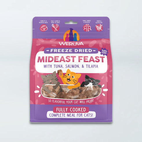 Weruva Freeze Dried Cat Food - Mideast Feast - 7oz Pouch