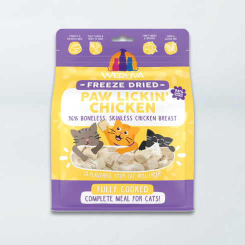 Weruva Freeze Dried Cat Food - Paw Lickin' Chicken - 1oz Pouch