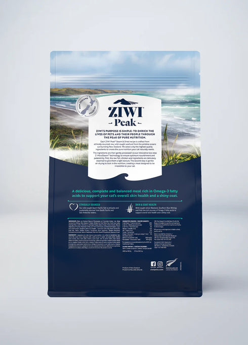 Ziwi Peak Steam-Dried Cat Food - South Pacific Fish - 1.8lb Bag