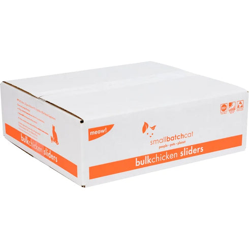 Smallbatch Sliders Frozen Raw Cat Food - Chicken - 9lb Box