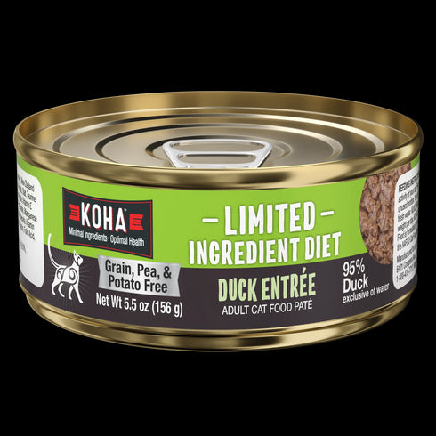 Koha Limited Ingredient Pate Wet Cat Food - Duck - 3oz Can