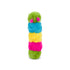 FabDog Fluffy Caterpillar Plush Dog Toy