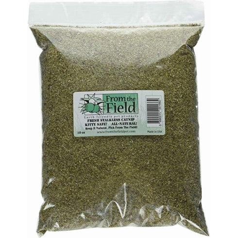 From The Field Fine Ground Stalkless Catnip - 10oz Bag