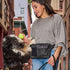 Cleverpup Dog Walk & Train Sling Bag - Graphite