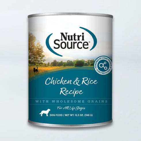 Nutrisource Wet Dog Food - Chicken & Rice - 13oz Can