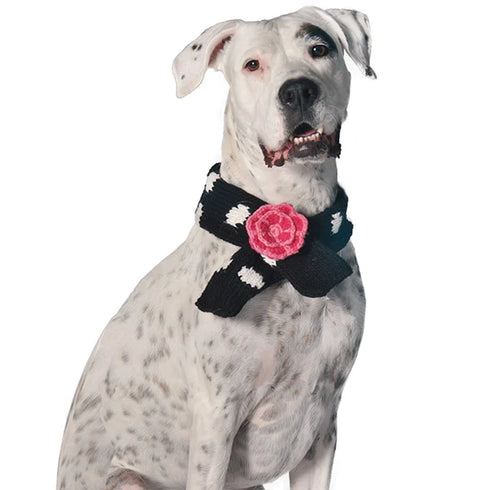 Chilly Dog Knitted Dog Sweater - X-Large - Flower Power