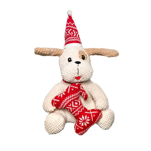 Patchwork Pet Playful Pair Holiday Dog Dog Toy - 15"