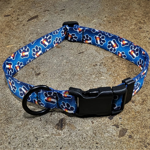 MTN Straps Dog Collar - Large 16-28" - Colorado Paw
