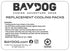 Baydog Artic Cooling Dog Collar Replacement Ice Pack - XL