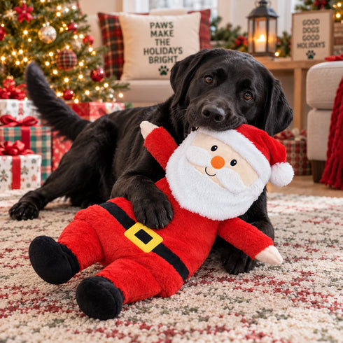 Petlou Christmas Cozy Santa Dog Toy - 26"