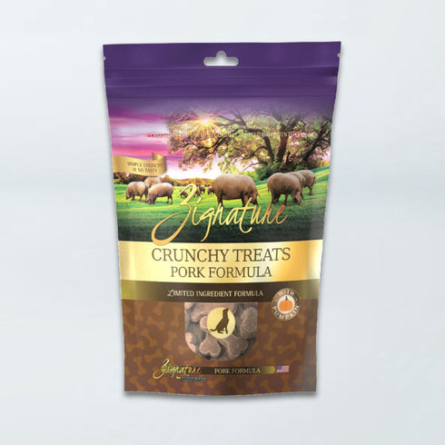 Zignature Ziggy Bars Dog Treats - Pork - 12oz Pouch