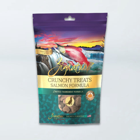 Zignature Ziggy Bars Dog Treats - Salmon - 12oz Pouch