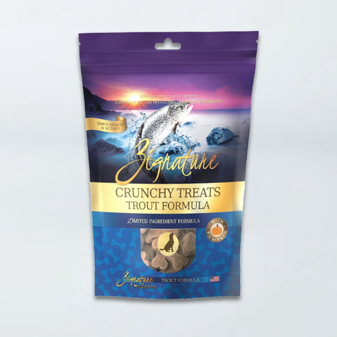 Zignature Ziggy Bars Dog Treats - Trout - 12oz Pouch