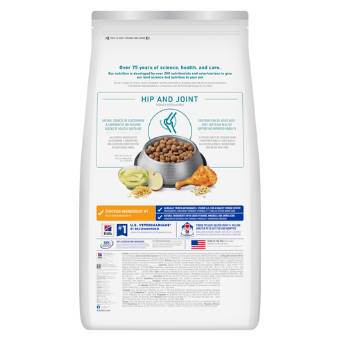 Hill's Science Diet Adult Healthy Mobility Large Breed Dry Dog Food - Chicken & Barely - 30lb Bag