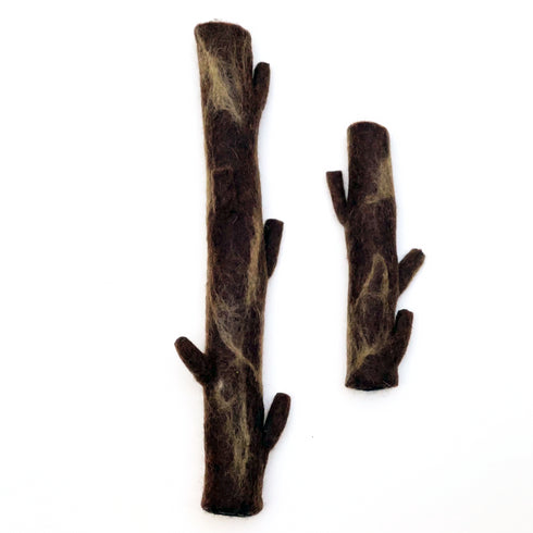 Distinctly Himalayan Wool Brown Stick Dog Toy