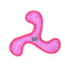 Tuffy's DuraForce Boomerang Dog Toy - Tiger Pink