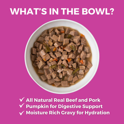 Koha Slow Cooked Stews Wet Dog Food - Santa Fe Skillet: Beef & Pork - 12.7oz Can