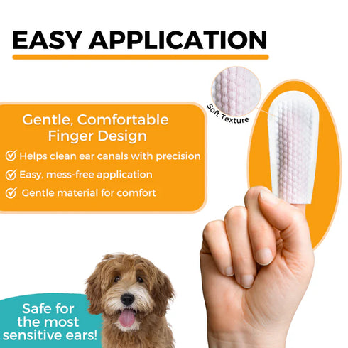 Nootie Medicated Ear Wipes For Dogs & Cats - 80ct