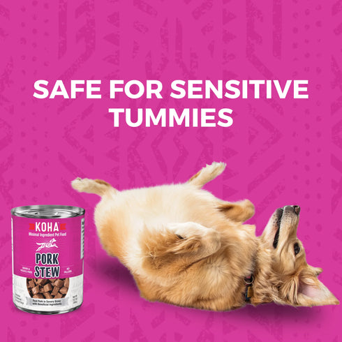 Koha Minimal Ingredient Stews Wet Dog Food - Pork - 12.7oz Can