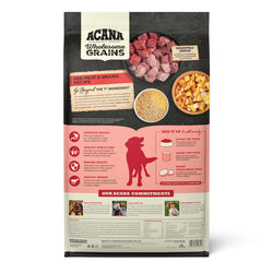 Acana Wholesome Grains Dry Dog Food - Red Meat Beef, Pork, & Lamb - 4lb Bag