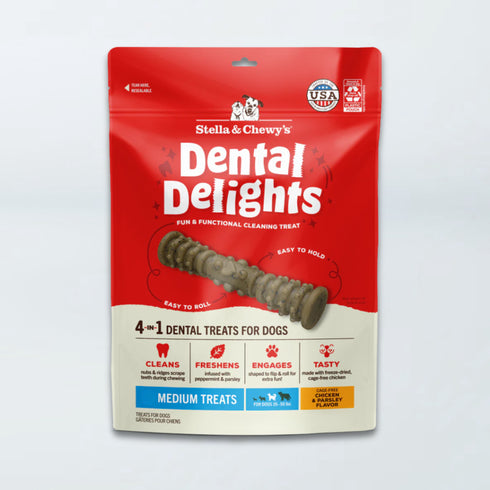 Stella & Chewy's Dental Delights Dog Treats - Medium - 27 Count