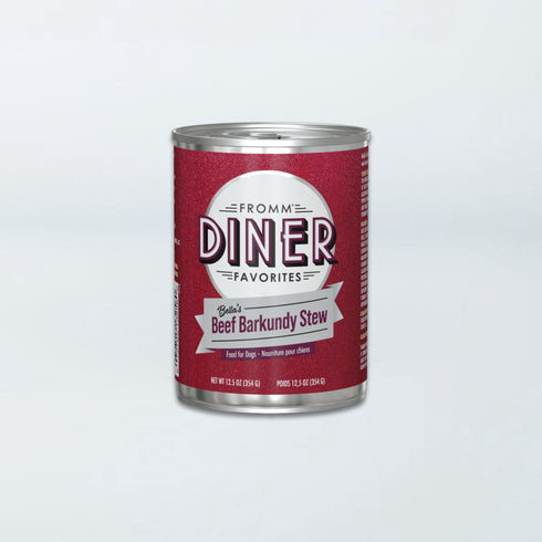 Fromm Diner Favorites Wet Dog Food - Bella's Beef Barkundy Stew - 12.5oz Can