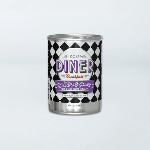 Fromm Diner Breakfast Wet Dog Food - Betty’s Biscuits & Gravy - 12.5oz Can