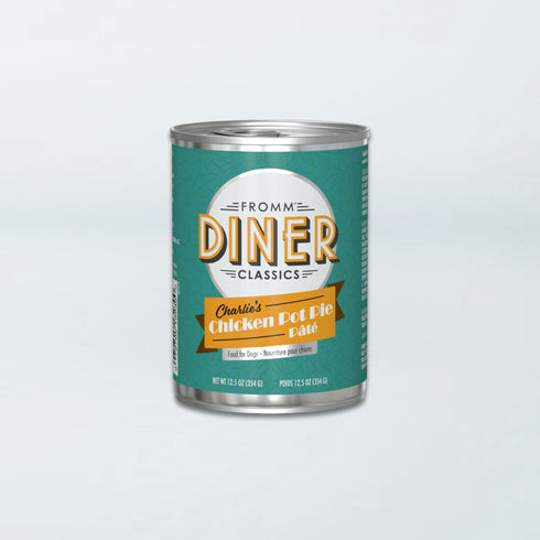 Fromm Diner Classics Wet Dog Food - Charlie's Chicken Pot Pie Pate - 12.5oz Can