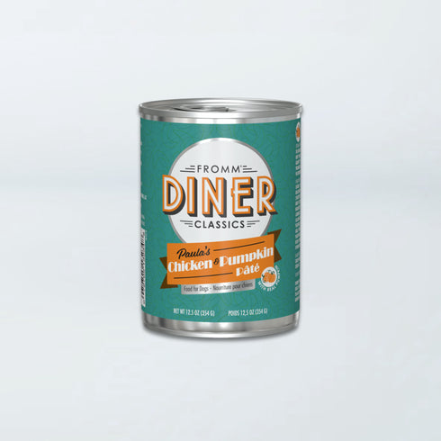 Fromm Diner Classics Wet Dog Food - Paula’s Chicken & Pumpkin Pate - 12.5oz Can