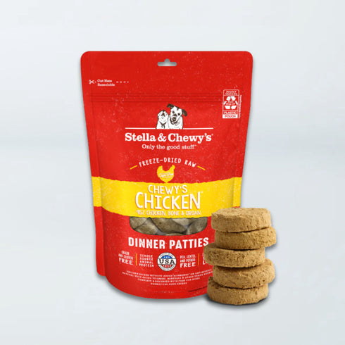 Stella & Chewy's Freeze Dried Raw Dinner Patties Dog Food - Chicken - 25oz Bag