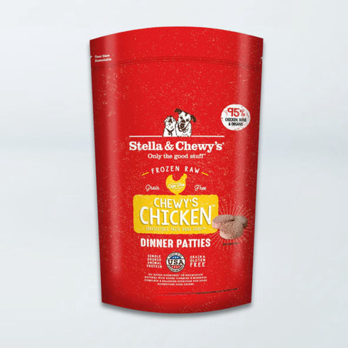 Stella & Chewy's Frozen Raw Patties Raw Dog Food - Chewy's Chicken - 6lb Bag