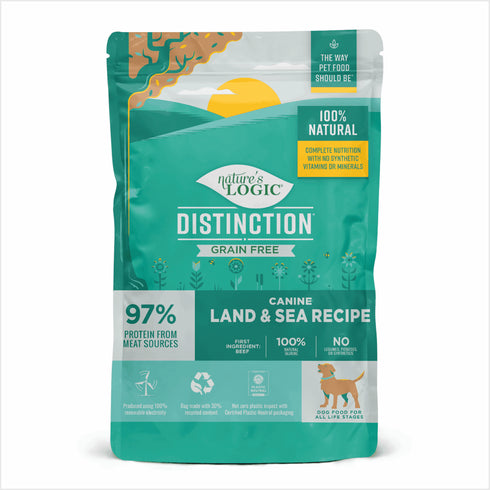 Nature's Logic Distinction Dry Dog Food - Land & Sea Recipe - 24lb Bag