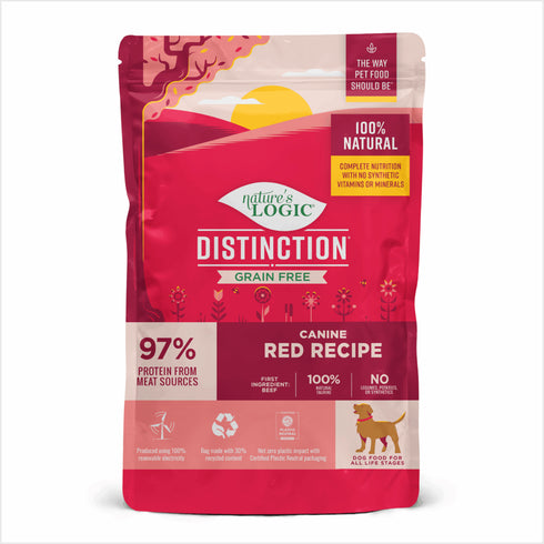 Nature's Logic Distinction Dry Dog Food - Red Recipe - 24lb Bag