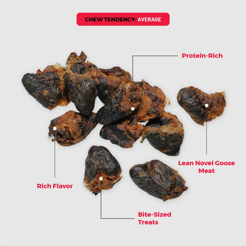 DogNip Geese Hearts Dog Treats - 3.52oz Pouch