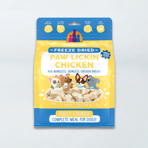 Weruva Freeze Dried Dog Food - Paw Lickin' Chicken - 13oz Pouch