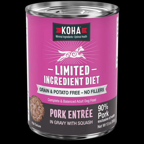 Koha Limited Ingredient Diet Wet Dog Food - Pork - 13oz Can