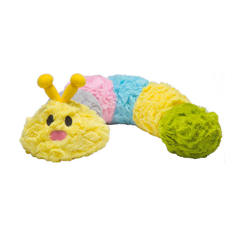 Patchwork Pet Pastel Caterpillar Plush Dog Toy - 35"