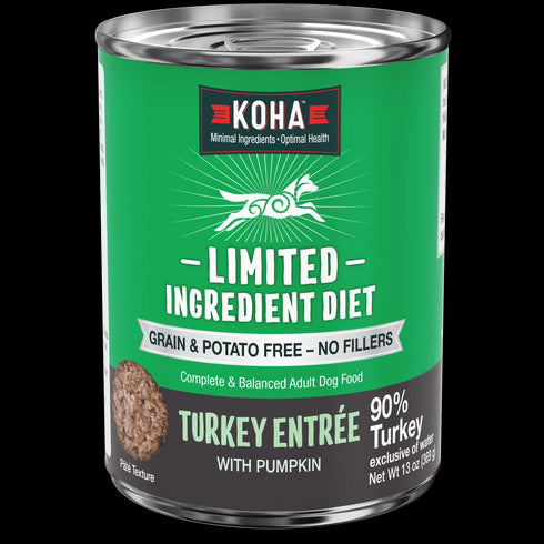 Koha Limited Ingredient Diet Wet Dog Food - Turkey - 13oz Can