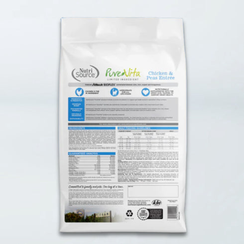 PureVita Grain Free Limited Ingredient Dry Cat Food - Chicken & Peas - 4lb Bag