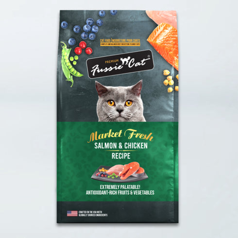 Fussie Cat Market Fresh Dry Cat Food - Salmon & Chicken - 3.5lb Bag