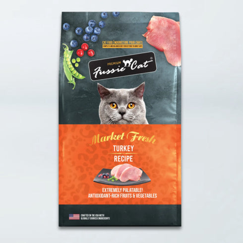 Fussie Cat Market Fresh Dry Cat Food - Turkey - 10lb Bag